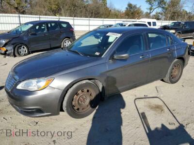 2013 Chrysler 200 LX, gray — VIN 1C3CCBAG1DN726989, Copart