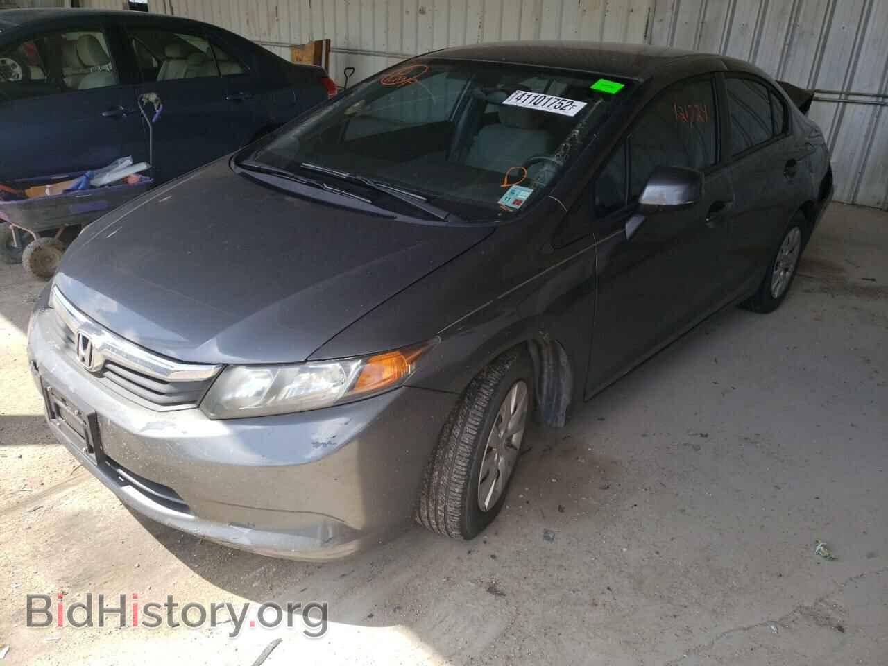 2012 HONDA CIVIC - VIN: 19XFB2F50CE006573 - Фото 2