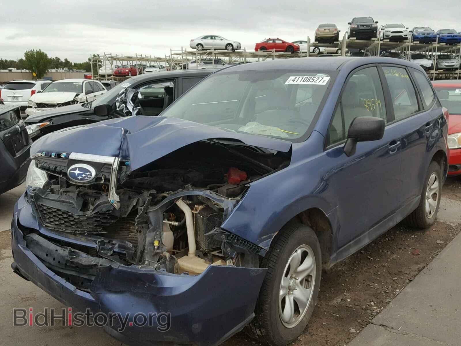 2014 SUBARU FORESTER - VIN: JF2SJAAC3EH496684 - Фото 2