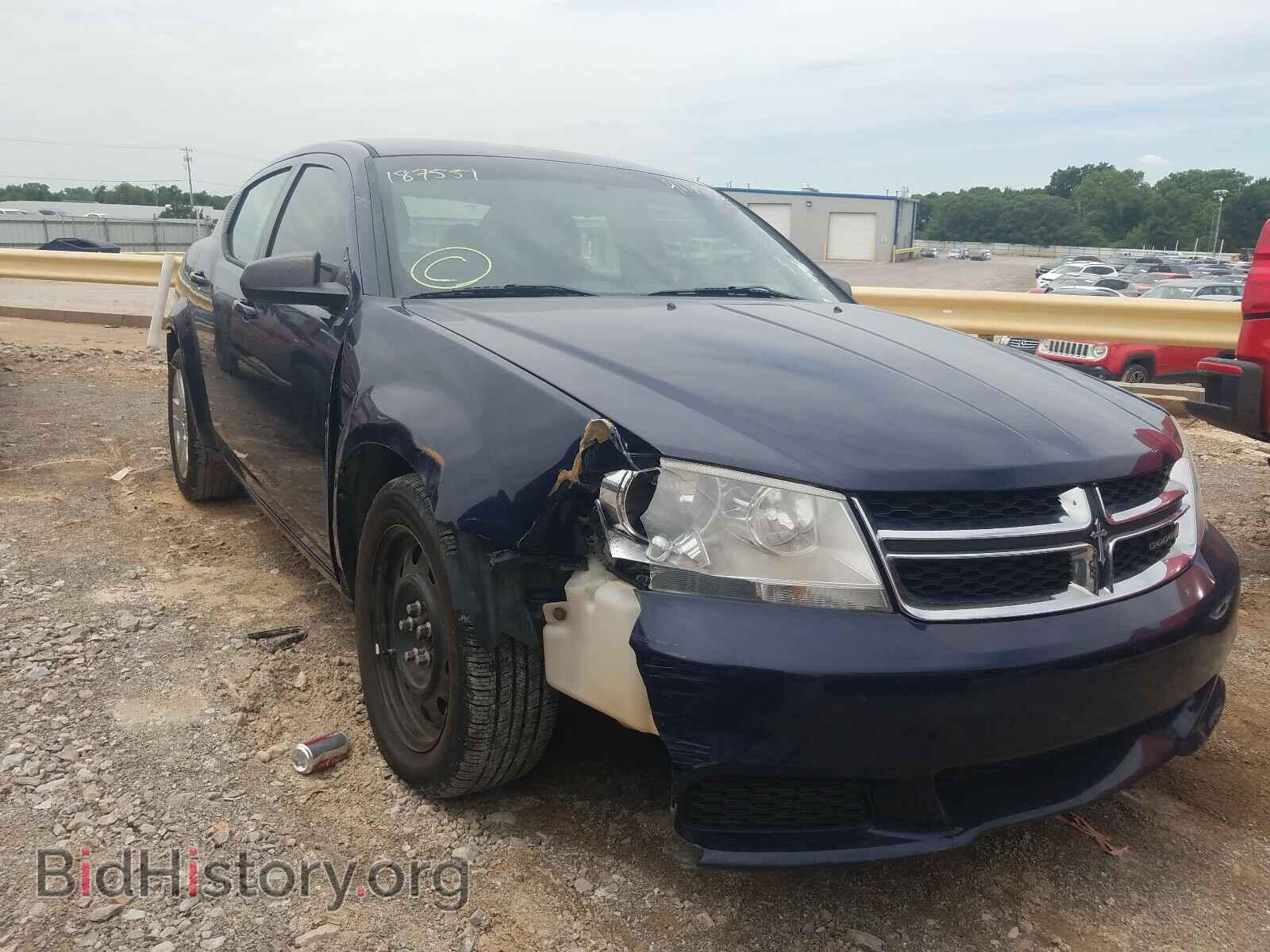 Photo 1C3CDZAB9EN187551 - DODGE AVENGER 2014