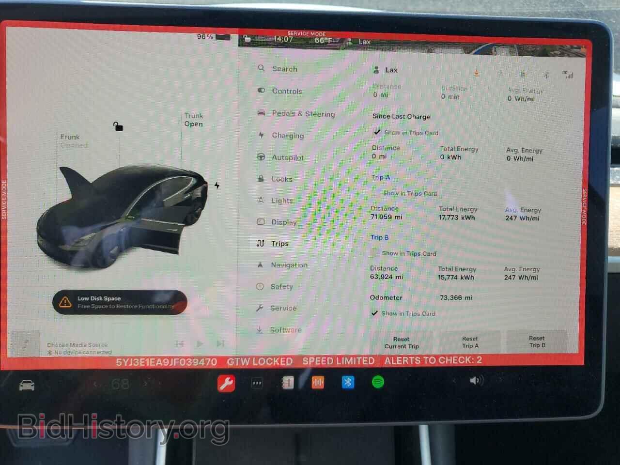 2018 TESLA MODEL 3 - VIN: 5YJ3E1EA9JF039470 - Фото 9