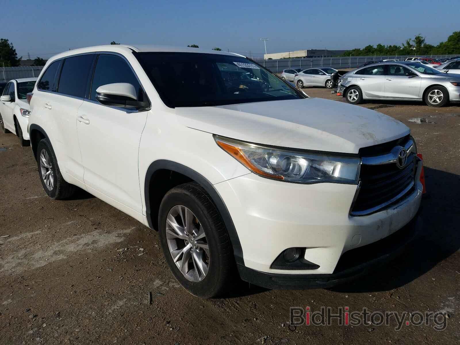 Фотография 5TDZKRFH1FS077971 - TOYOTA HIGHLANDER 2015