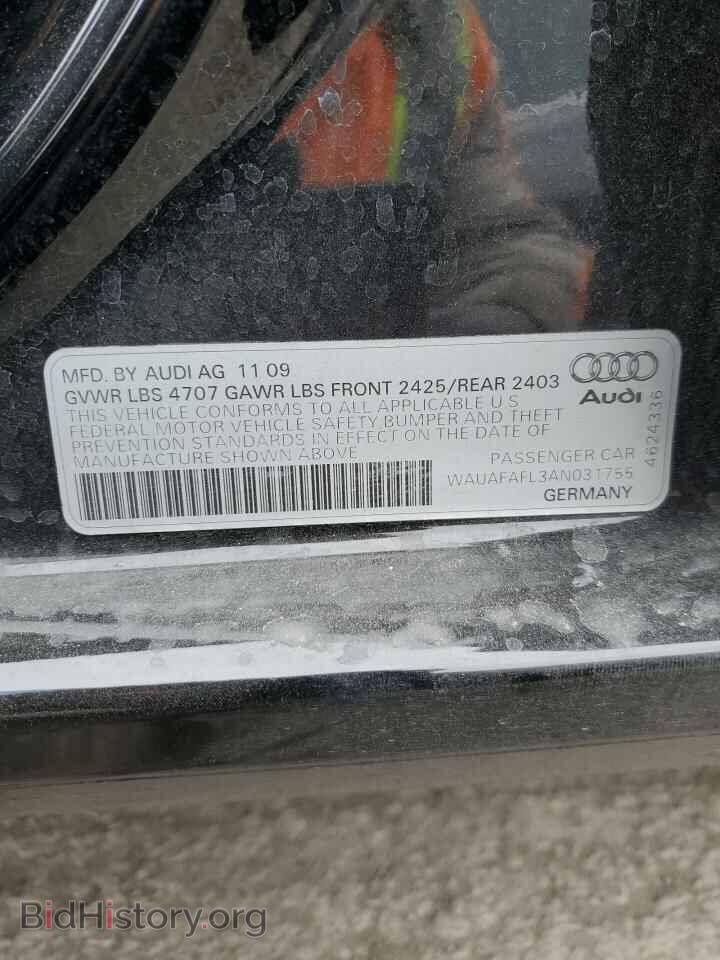 2010 AUDI A4 - VIN: WAUAFAFL3AN031755 - Фото 12