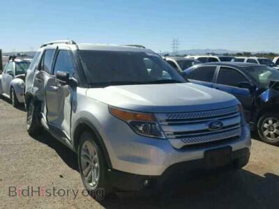 2013 Ford EXPLORER Explorer X, серебристый — VIN 1FM5K7D81DGC44936, Copart