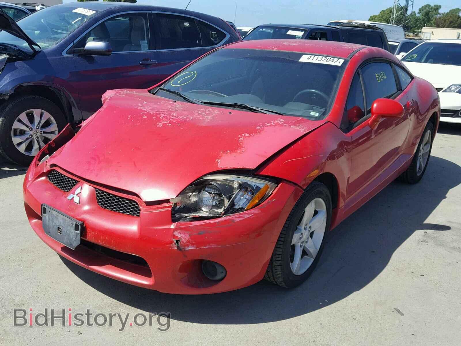 2006 MITSUBISHI ECLIPSE - VIN: 4A3AK24F76E001177 - Фото 2