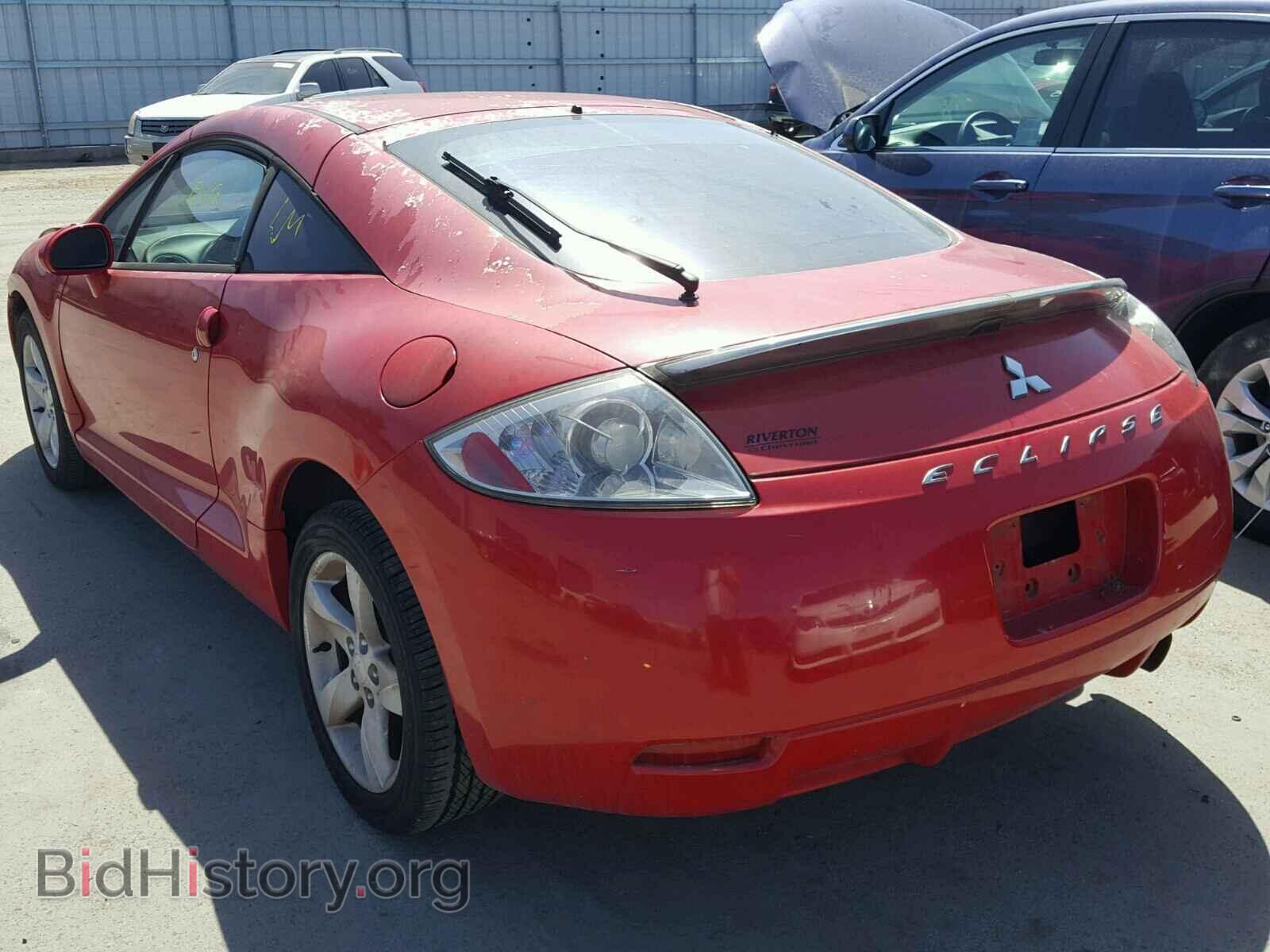 2006 MITSUBISHI ECLIPSE - VIN: 4A3AK24F76E001177 - Фото 3