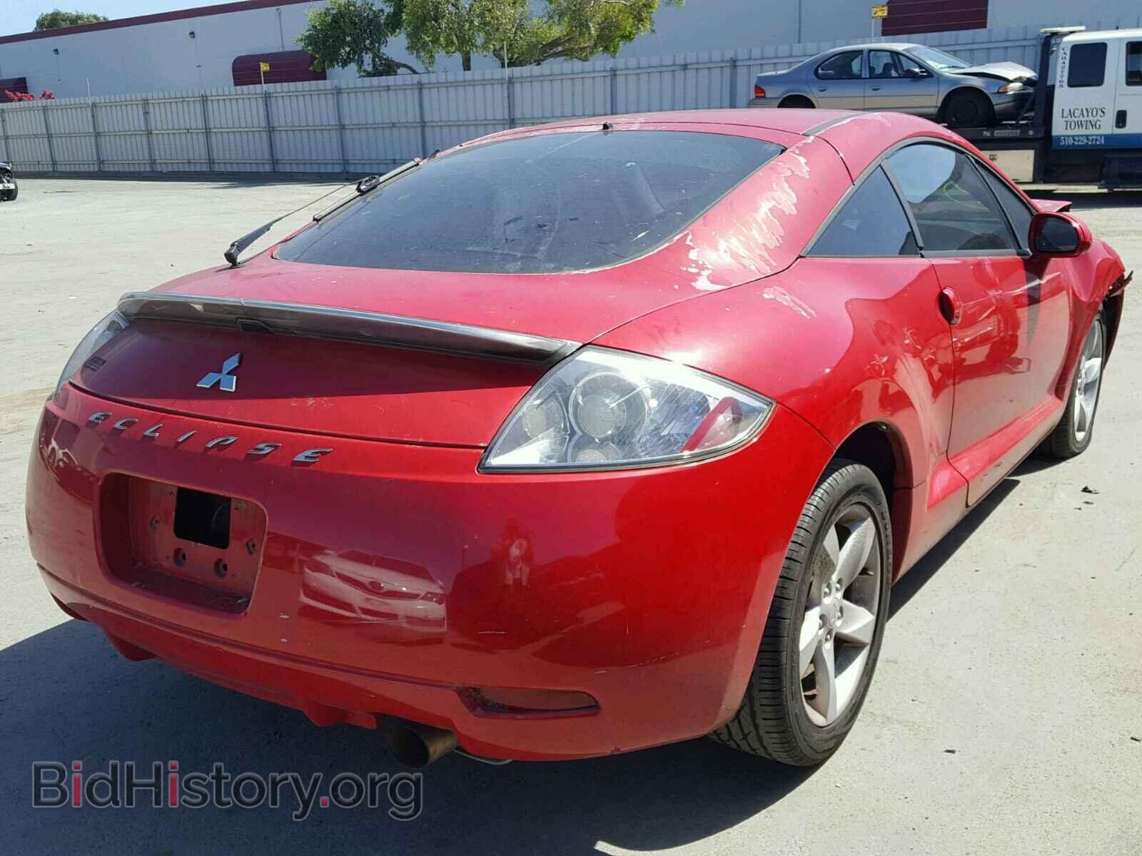 2006 MITSUBISHI ECLIPSE - VIN: 4A3AK24F76E001177 - Фото 4
