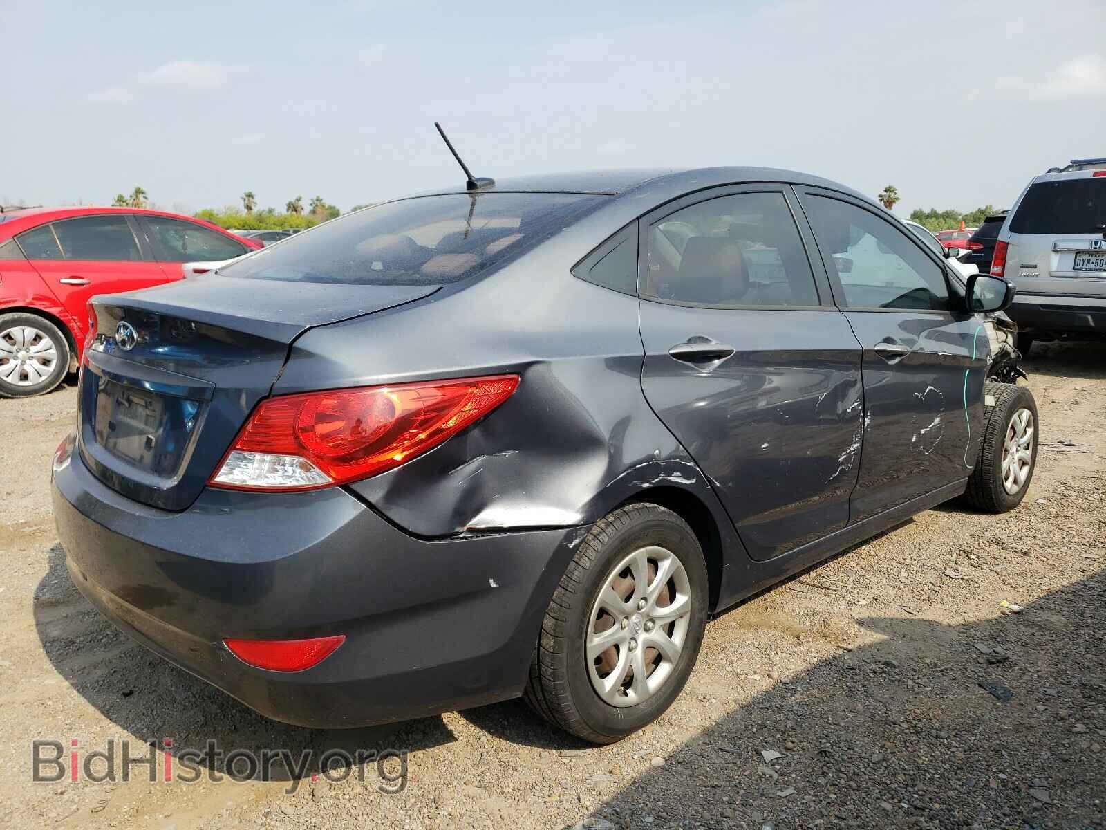 2013 HYUNDAI ACCENT - VIN: KMHCT4AE6DU357781 - Фото 4