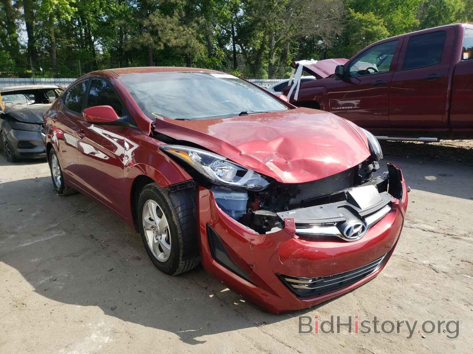 Photo 5NPDH4AE7FH589877 - HYUNDAI ELANTRA 2015