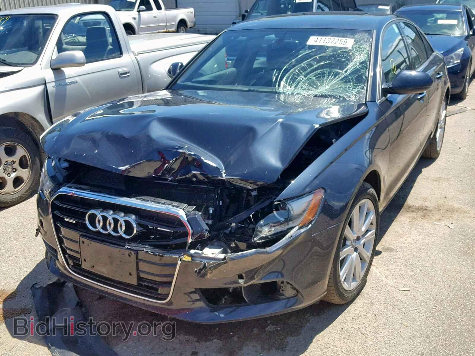 2014 AUDI A6 - VIN: WAUGFAFC0EN045645 - Фото 2