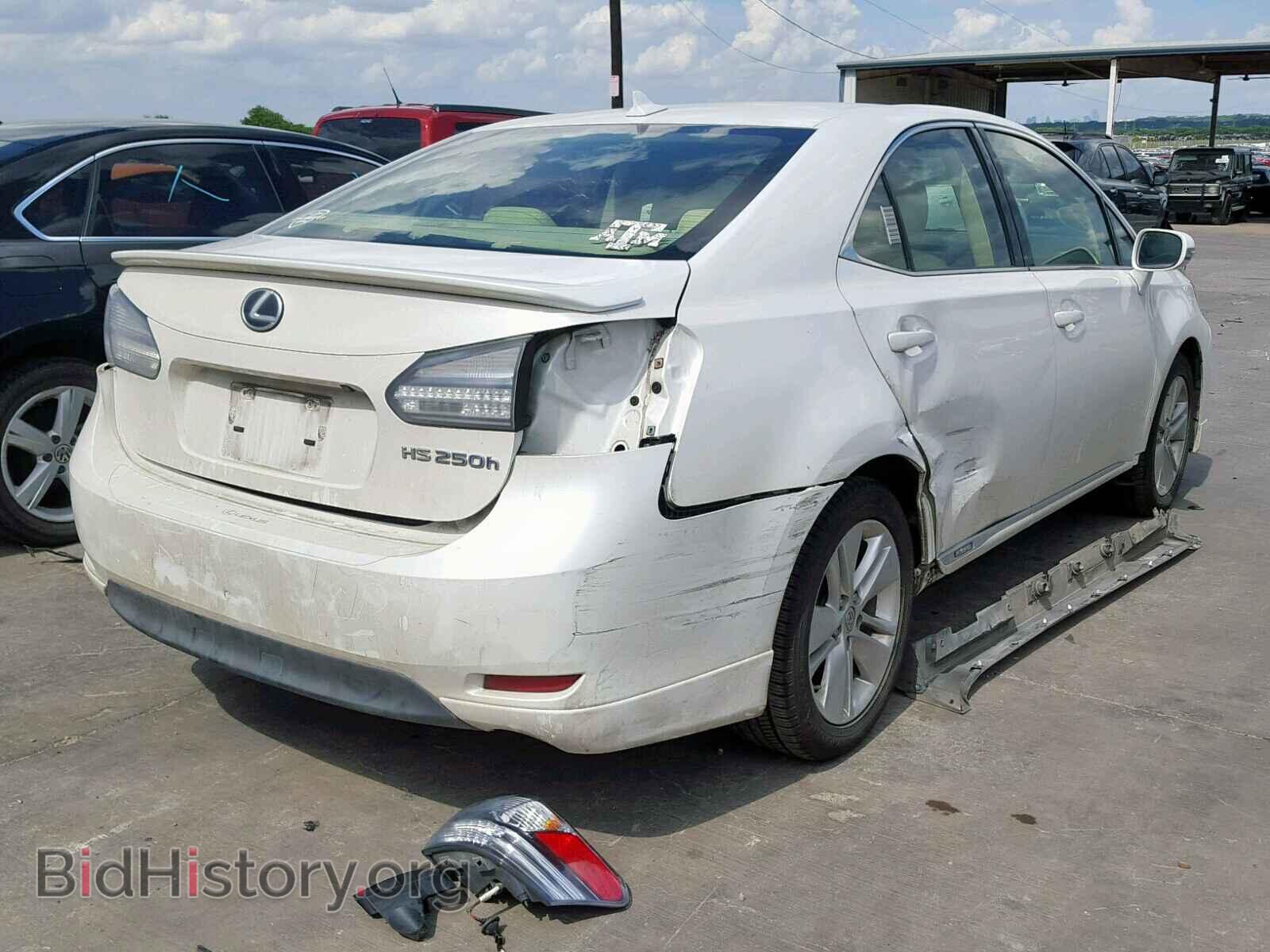2011 LEXUS HS 250H - VIN: JTHBB1BA2B2048135 - Фото 4