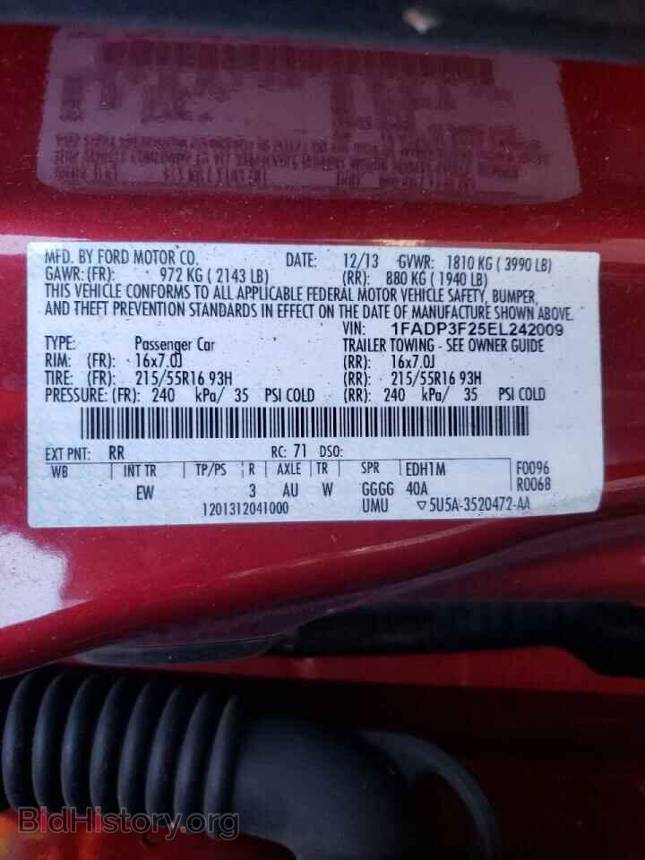 2014 FORD FOCUS - VIN: 1FADP3F25EL242009 - Photo 10