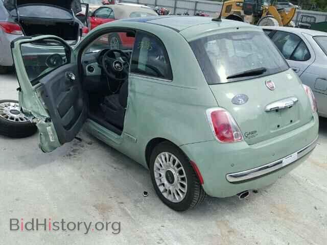 2012 FIAT 500 - VIN: 3C3CFFCR3CT110965 - Фото 3