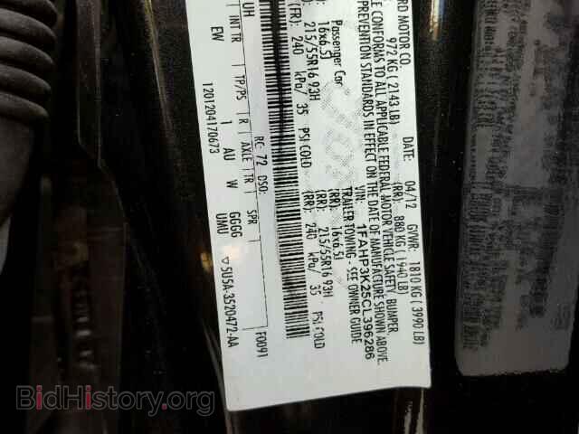 2012 FORD FOCUS - VIN: 1FAHP3K25CL396286 - Photo 10