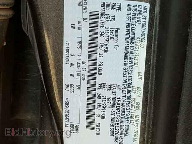 2014 FORD FOCUS - VIN: 1FADP3F2XEL270498 - Photo 10