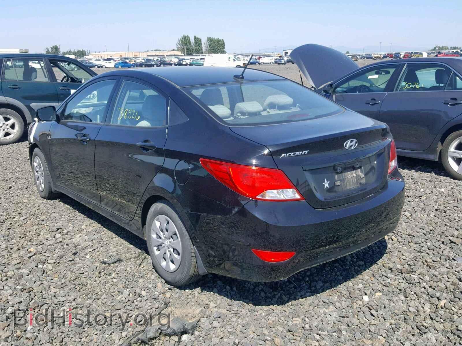 2016 HYUNDAI ACCENT - VIN: KMHCT4AE0GU142188 - Фото 3