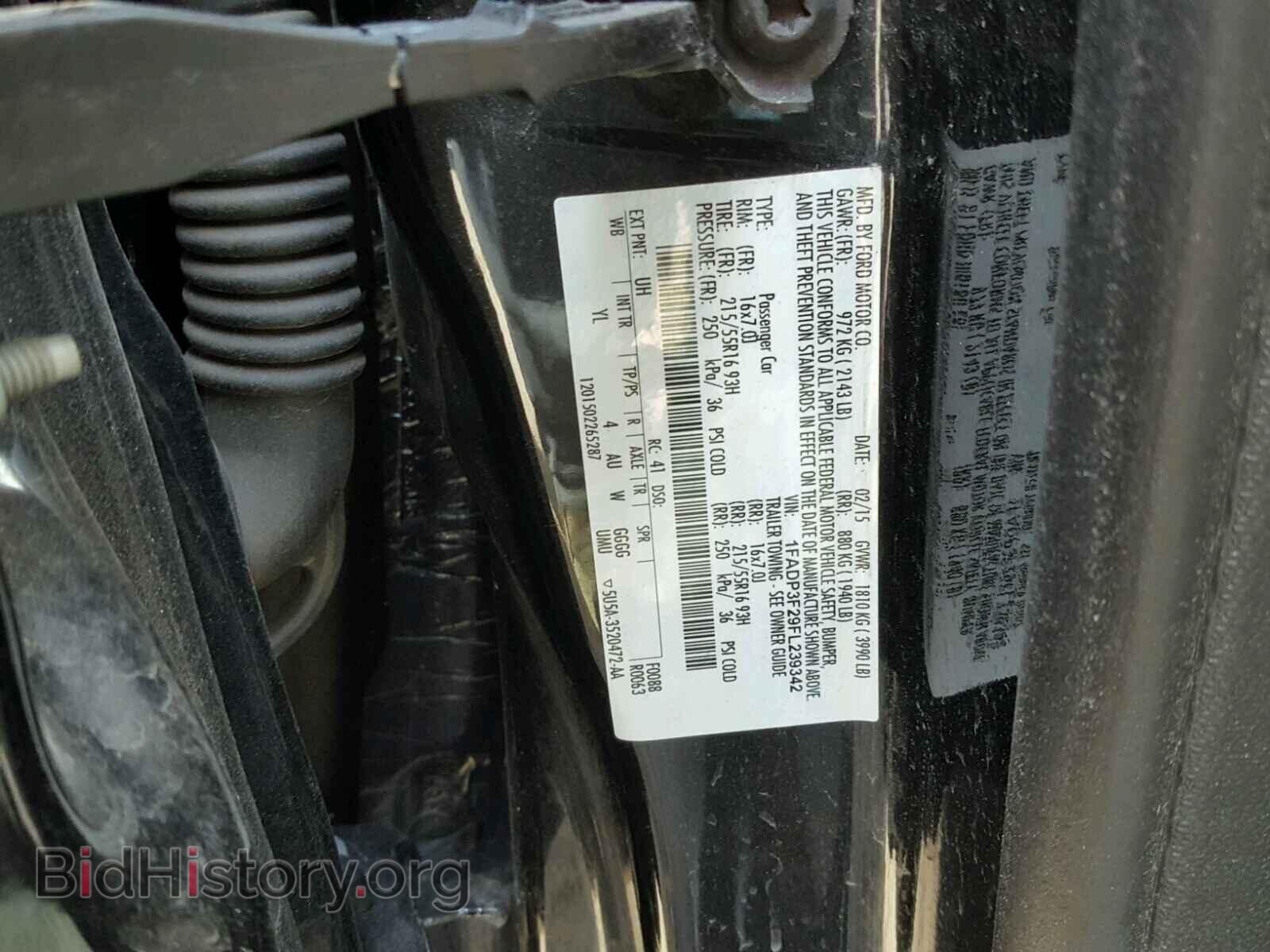 2015 FORD FOCUS - VIN: 1FADP3F29FL239342 - Фото 10