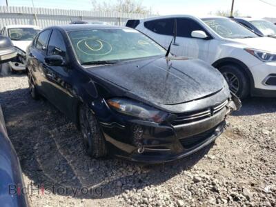2015 Dodge DART Dart GT, черный — VIN 1C3CDFEBXFD278070, Copart