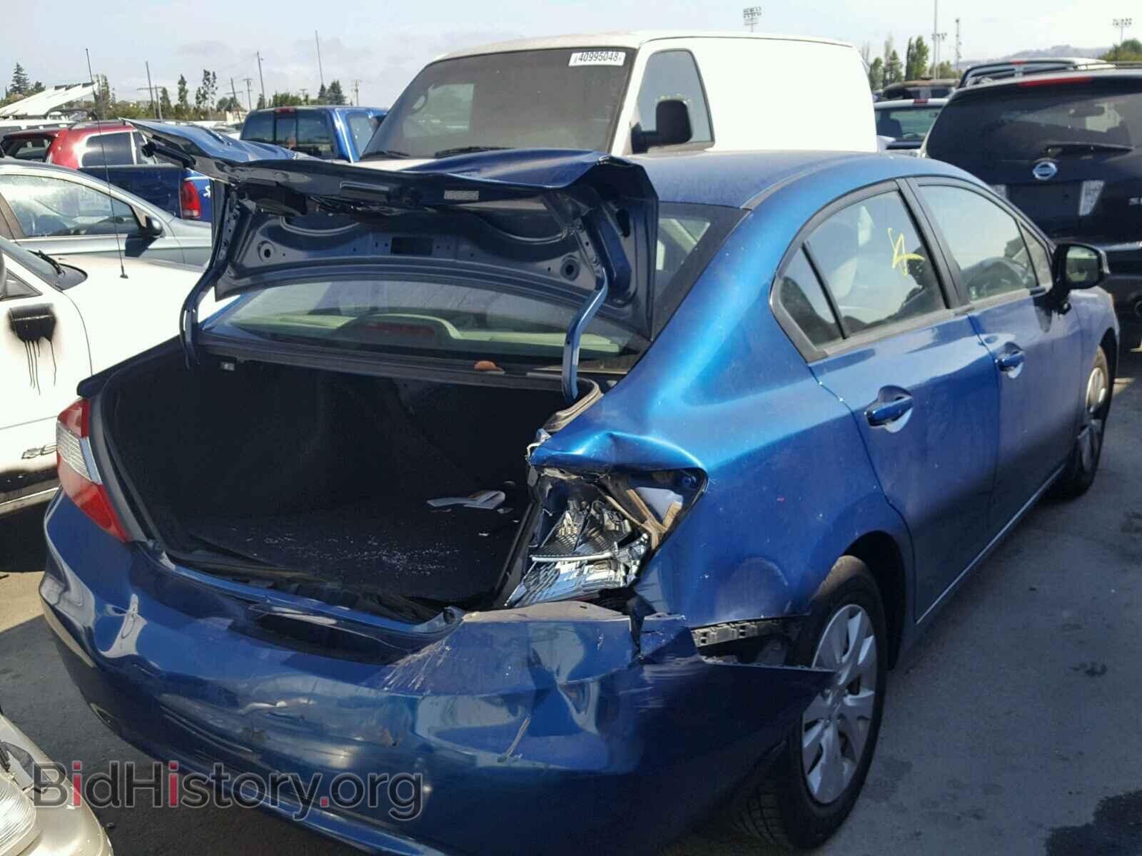 2012 HONDA CIVIC LX - VIN: 2HGFB2F55CH534566 - Фото 4