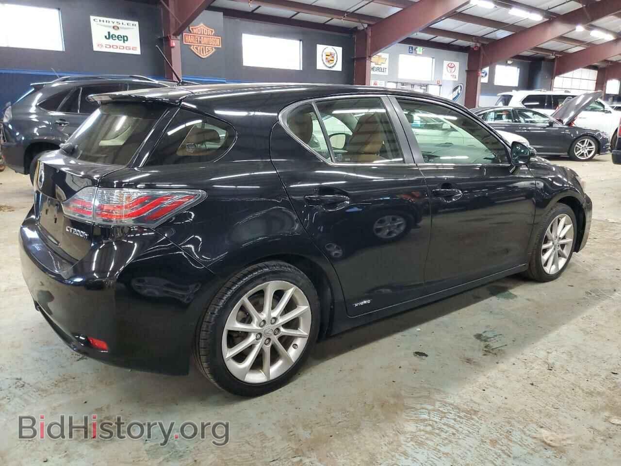 2012 LEXUS CT 200 - VIN: JTHKD5BH9C2105902 - Фото 3