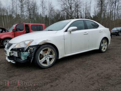 2010 Lexus IS 250, белый — VIN JTHBF5C26A5117926, Copart