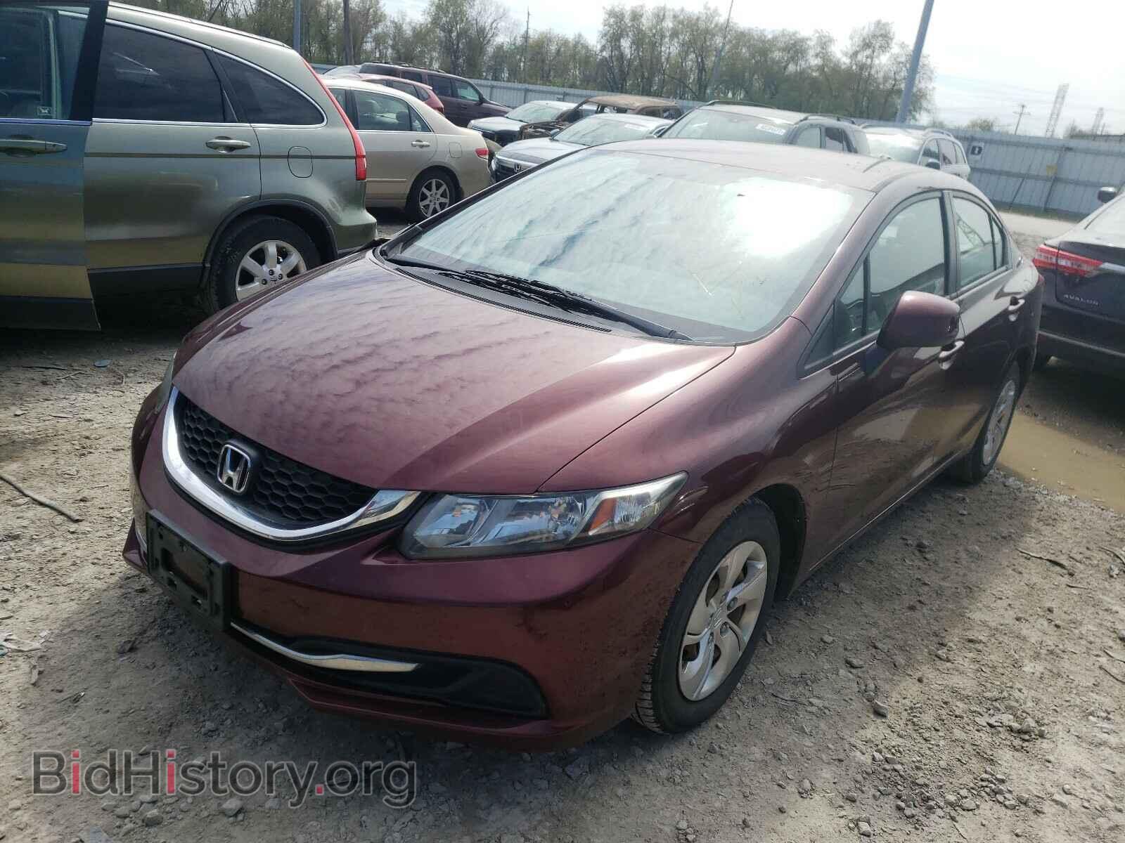 2013 HONDA CIVIC - VIN: 19XFB2F53DE061567 - Фото 2