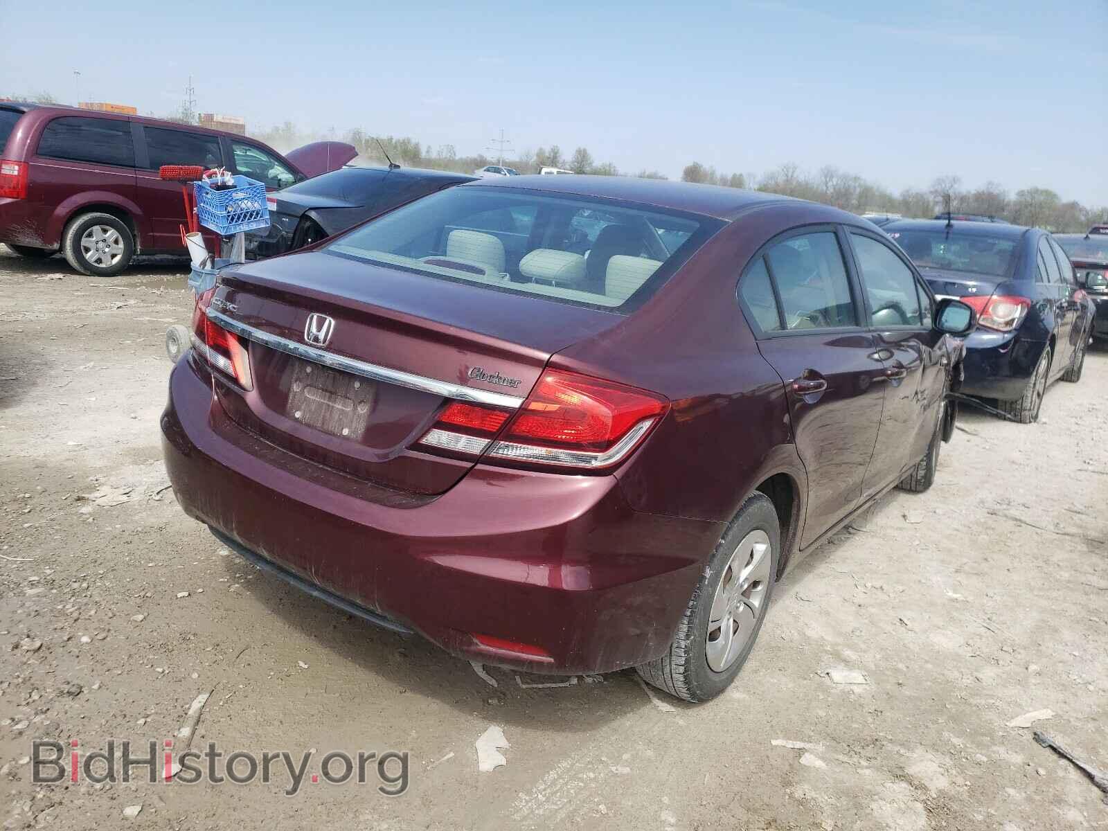 2013 HONDA CIVIC - VIN: 19XFB2F53DE061567 - Фото 4