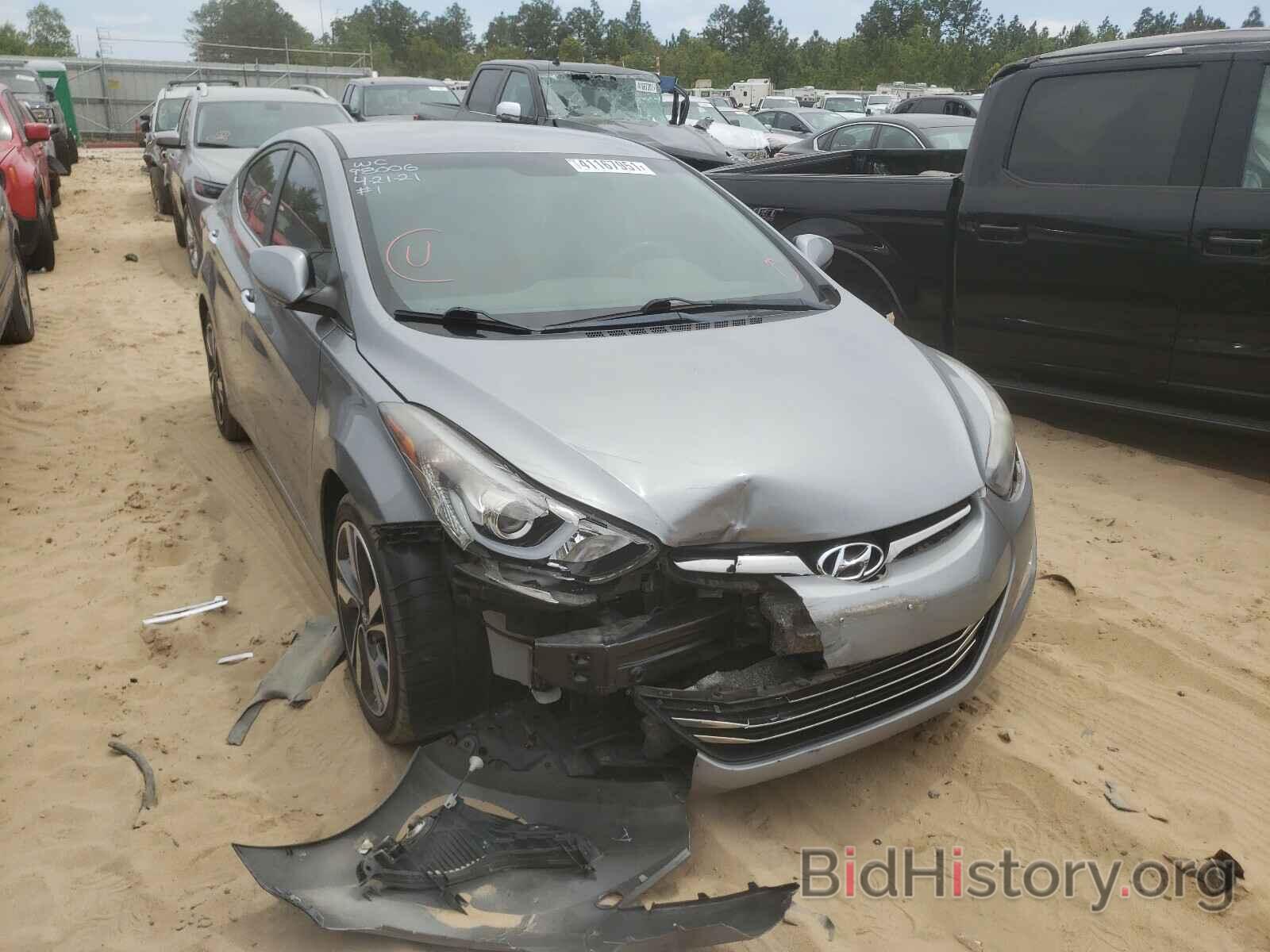 Photo KMHDH4AE9EU136411 - HYUNDAI ELANTRA 2014