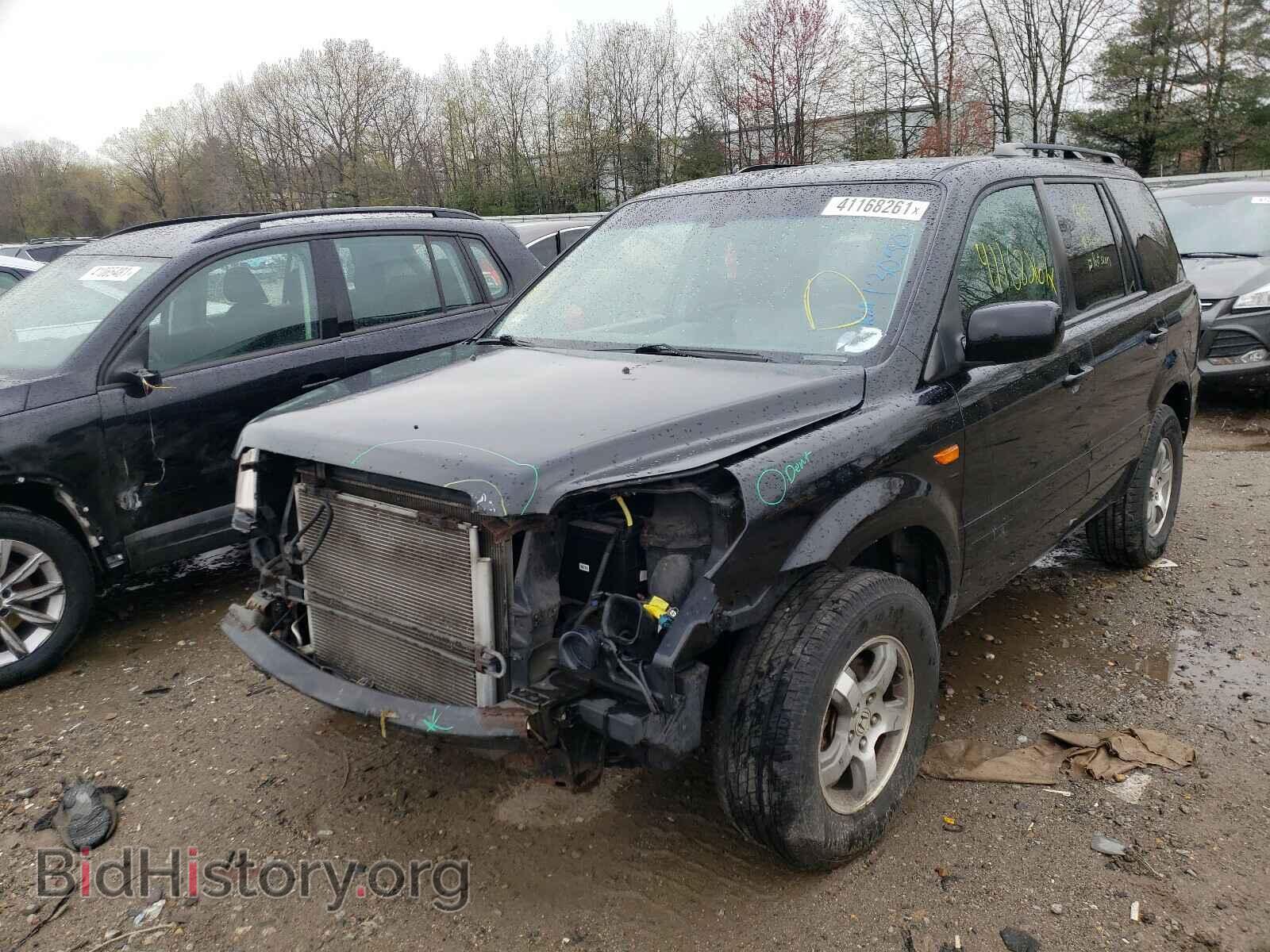 2007 HONDA PILOT - VIN: 2HKYF18577H526310 - Фото 2
