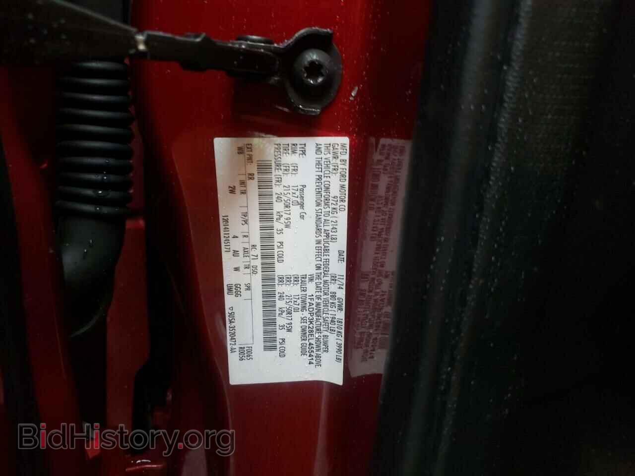2014 FORD FOCUS - VIN: 1FADP3K28EL455414 - Фото 10