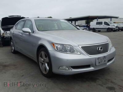 2007 Lexus LS460 LS 460l, серебристый — VIN JTHGL46F875013616, Copart