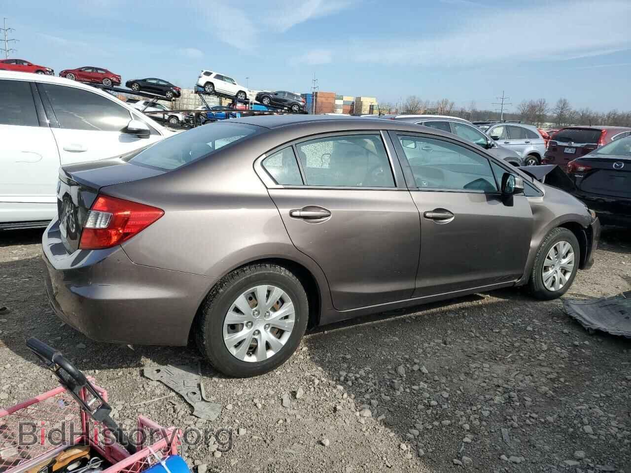 2012 HONDA CIVIC - VIN: 2HGFB2F52CH518146 - Фото 3