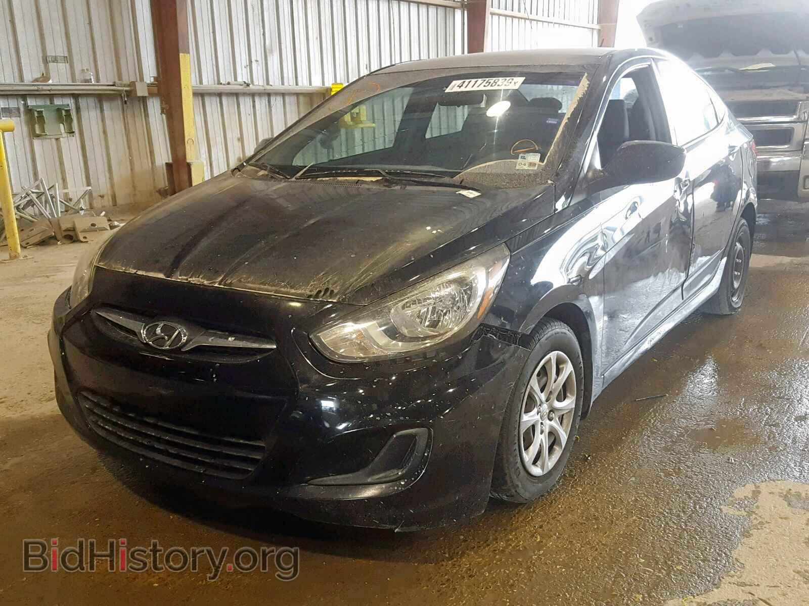 2013 HYUNDAI ACCENT - VIN: KMHCT4AE1DU292984 - Фото 2