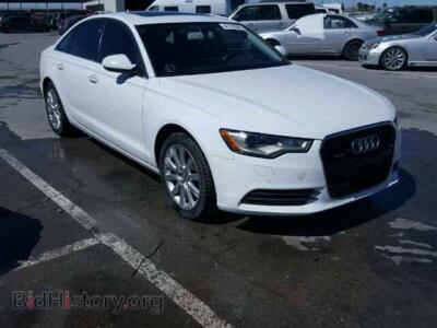 2013 Audi A6 A6 Premium, белый — VIN WAUGFAFC5DN110441, Copart