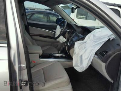 2014 Acura MDX, серебристый — VIN 5FRYD4H21EB019961, Copart
