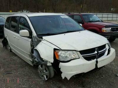 2011 Dodge CARAVAN Grand Cara, белый — VIN 2D4RN3DGXBR627446, Copart
