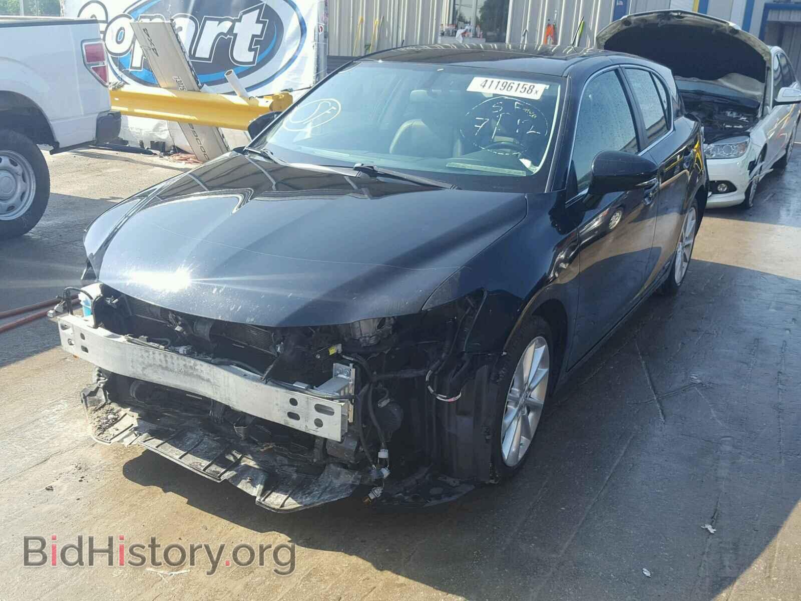 2012 LEXUS CT 200 - VIN: JTHKD5BH9C2065434 - Фото 2