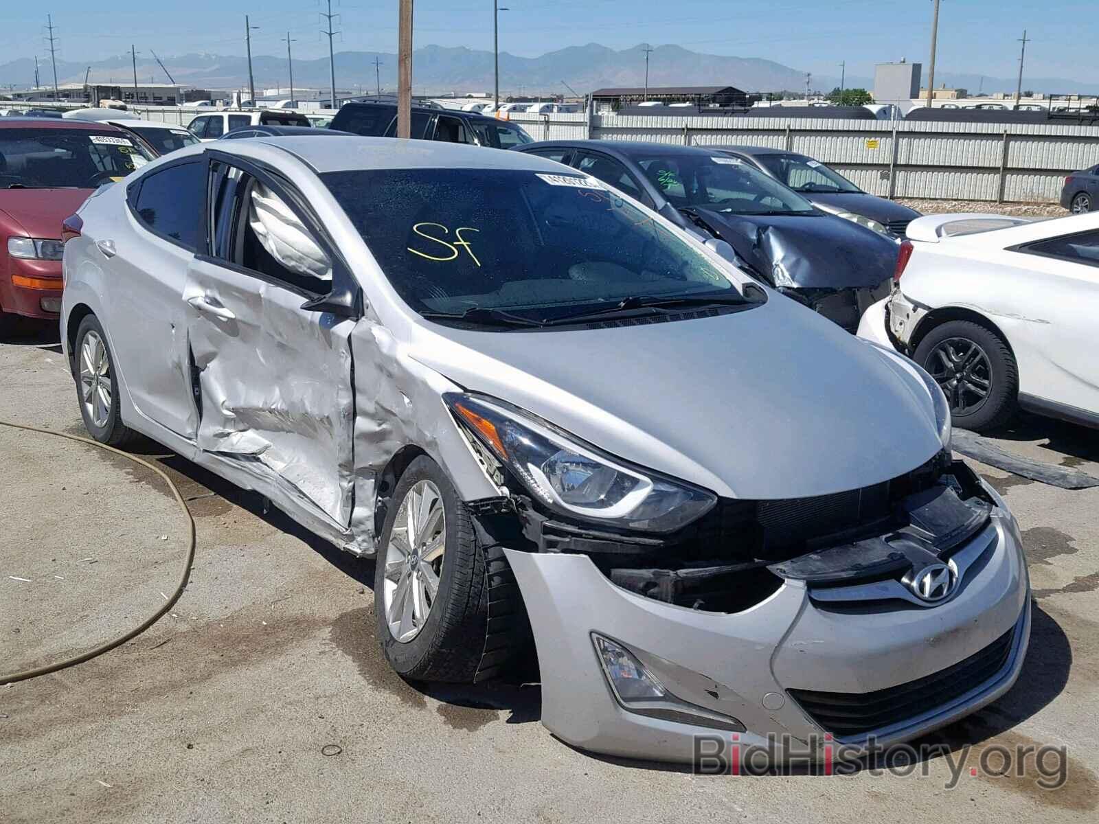 Photo KMHDH4AE0GU530902 - HYUNDAI ELANTRA 2016