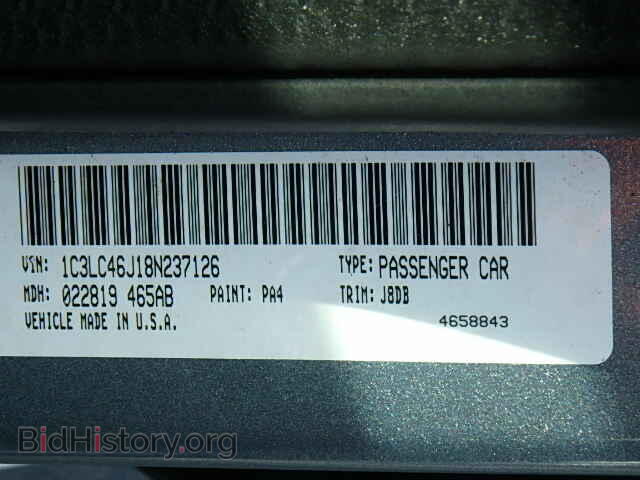 2008 CHRYSLER SEBRING - VIN: 1C3LC46J18N237126 - Фото 9