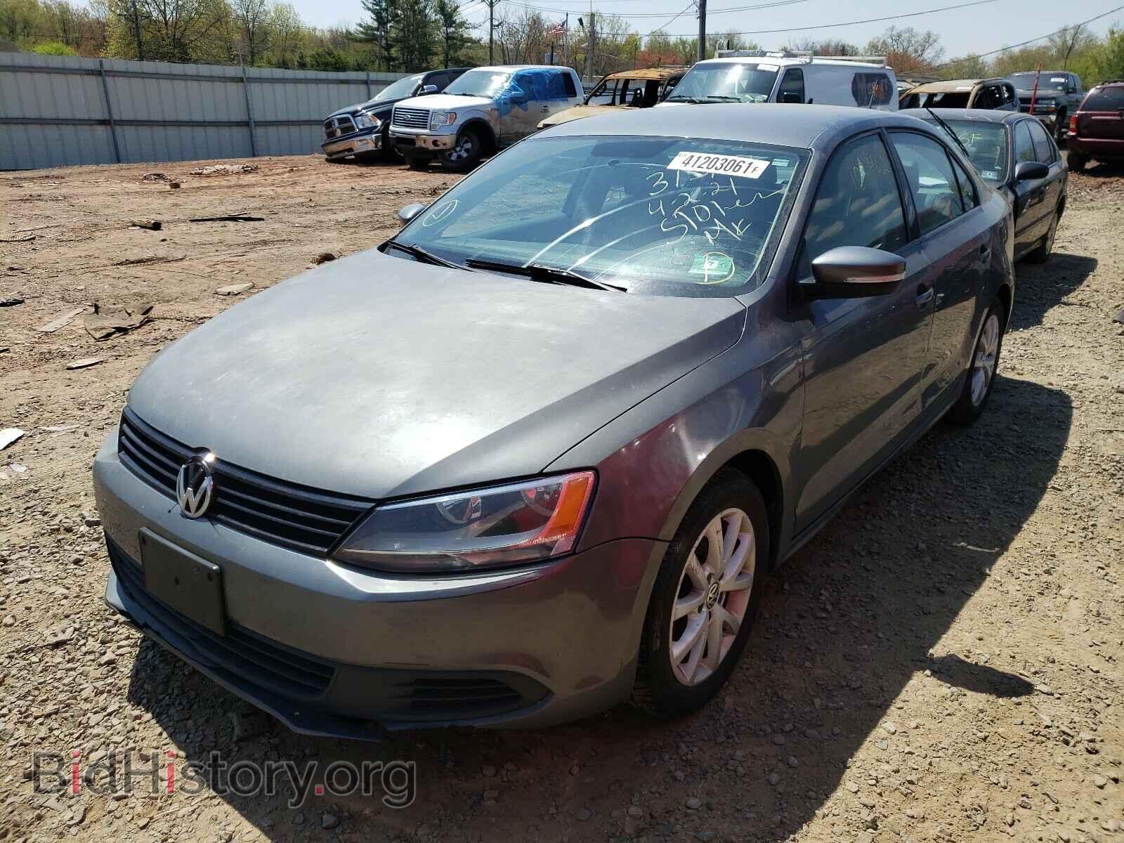 2012 VOLKSWAGEN JETTA - VIN: 3VWDP7AJ3CM423635 - Фото 2