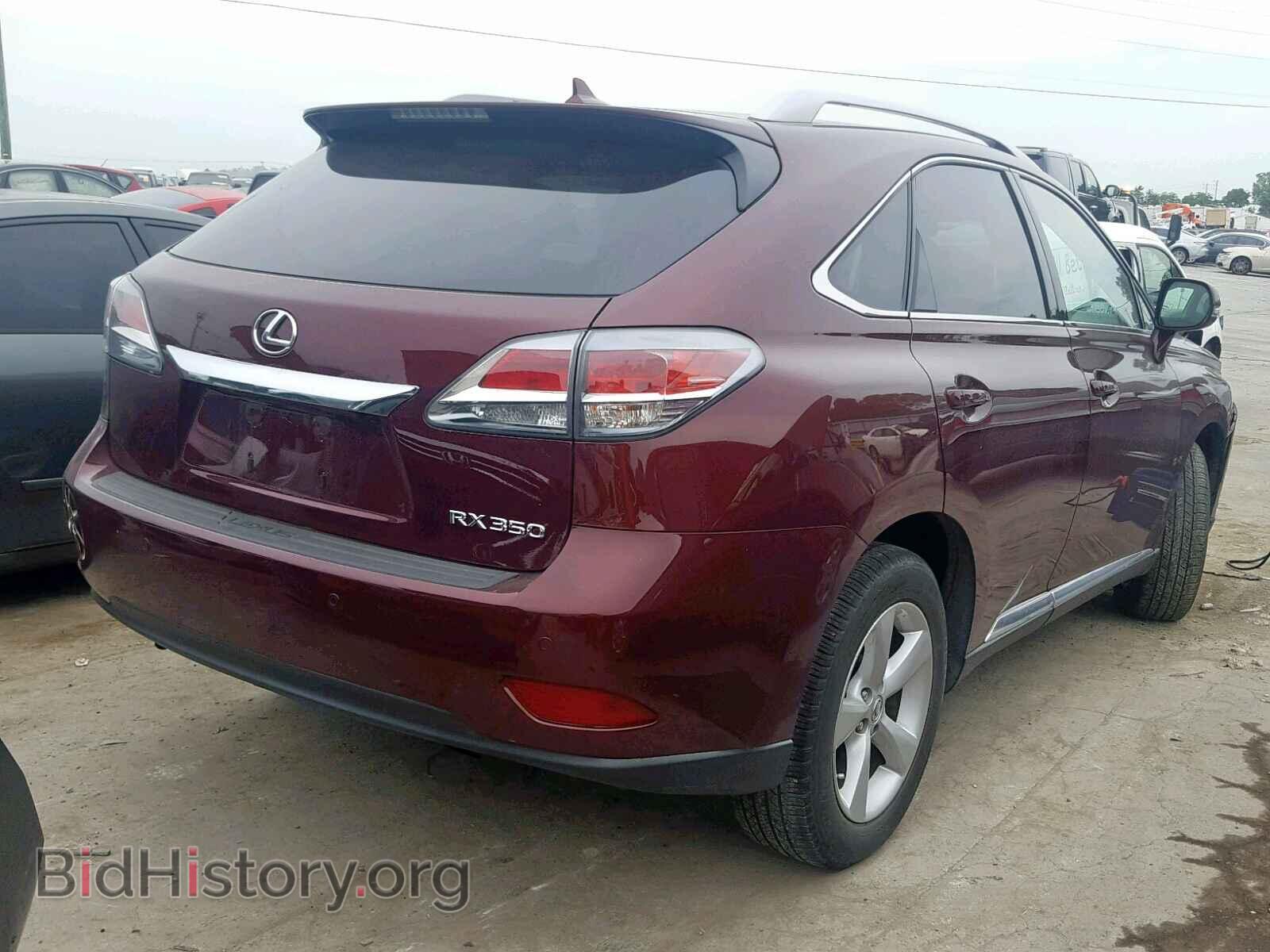 2013 LEXUS RX 350 - VIN: 2T2BK1BA0DC180585 - Фото 4
