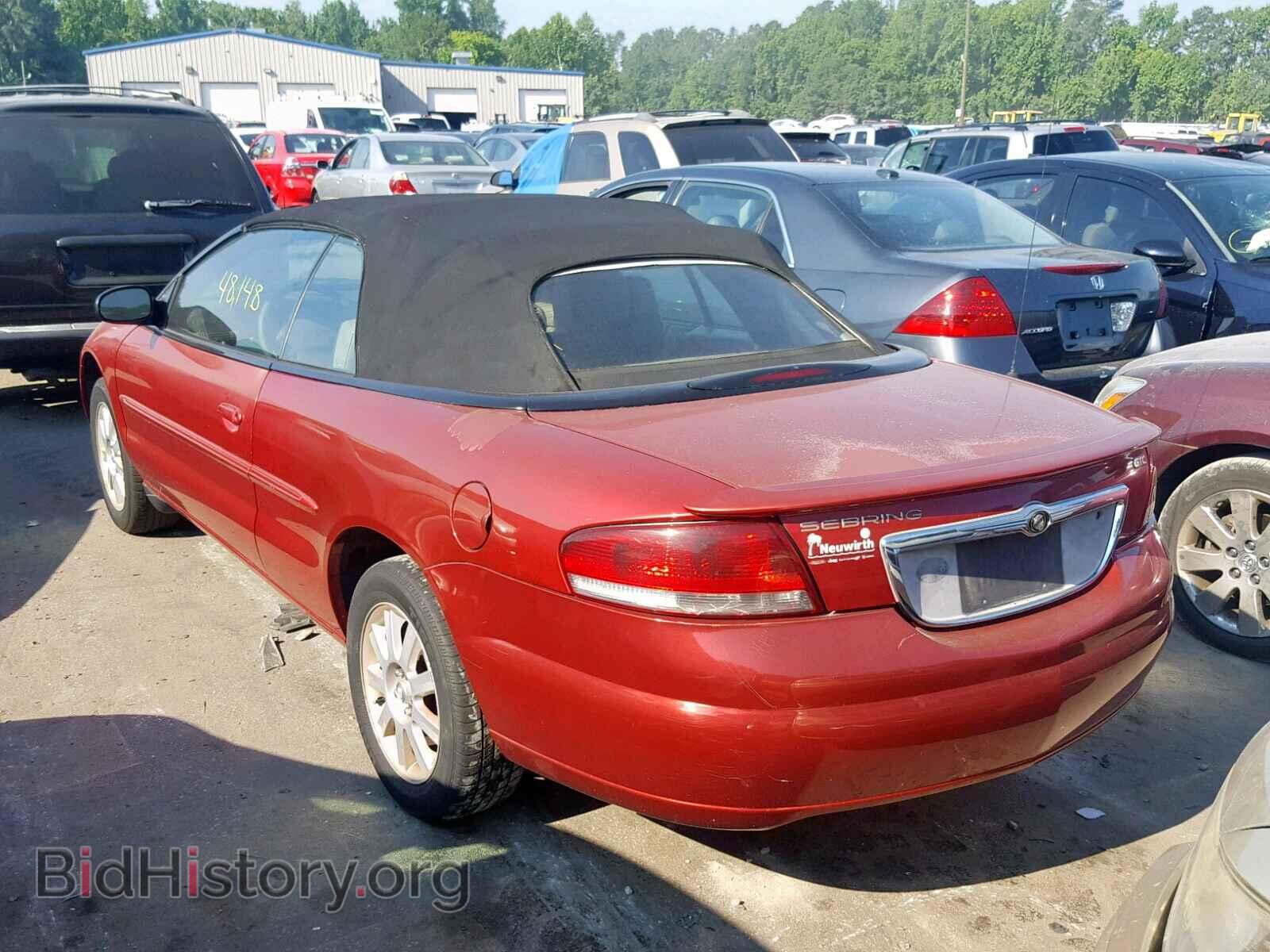 2004 CHRYSLER SEBRING - VIN: 1C3EL75R24N204566 - Фото 3