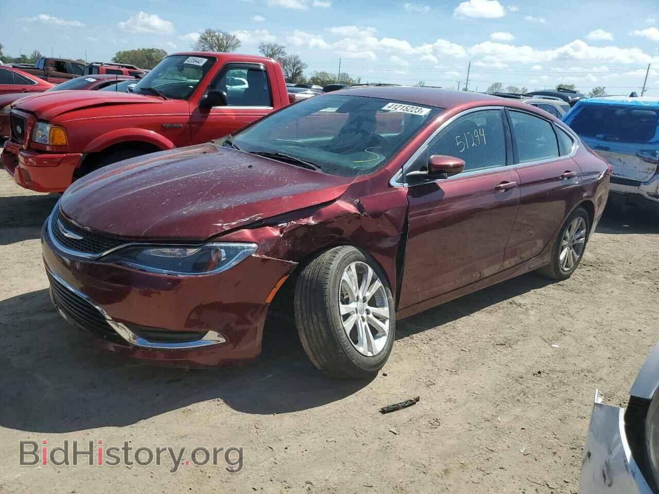 Фотография 1C3CCCAB1GN105458 - CHRYSLER 200 2016