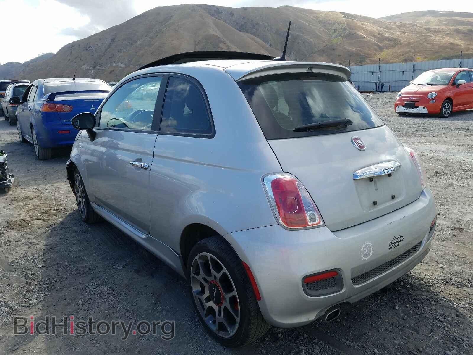 2013 FIAT 500 - VIN: 3C3CFFBR9DT711204 - Фото 3