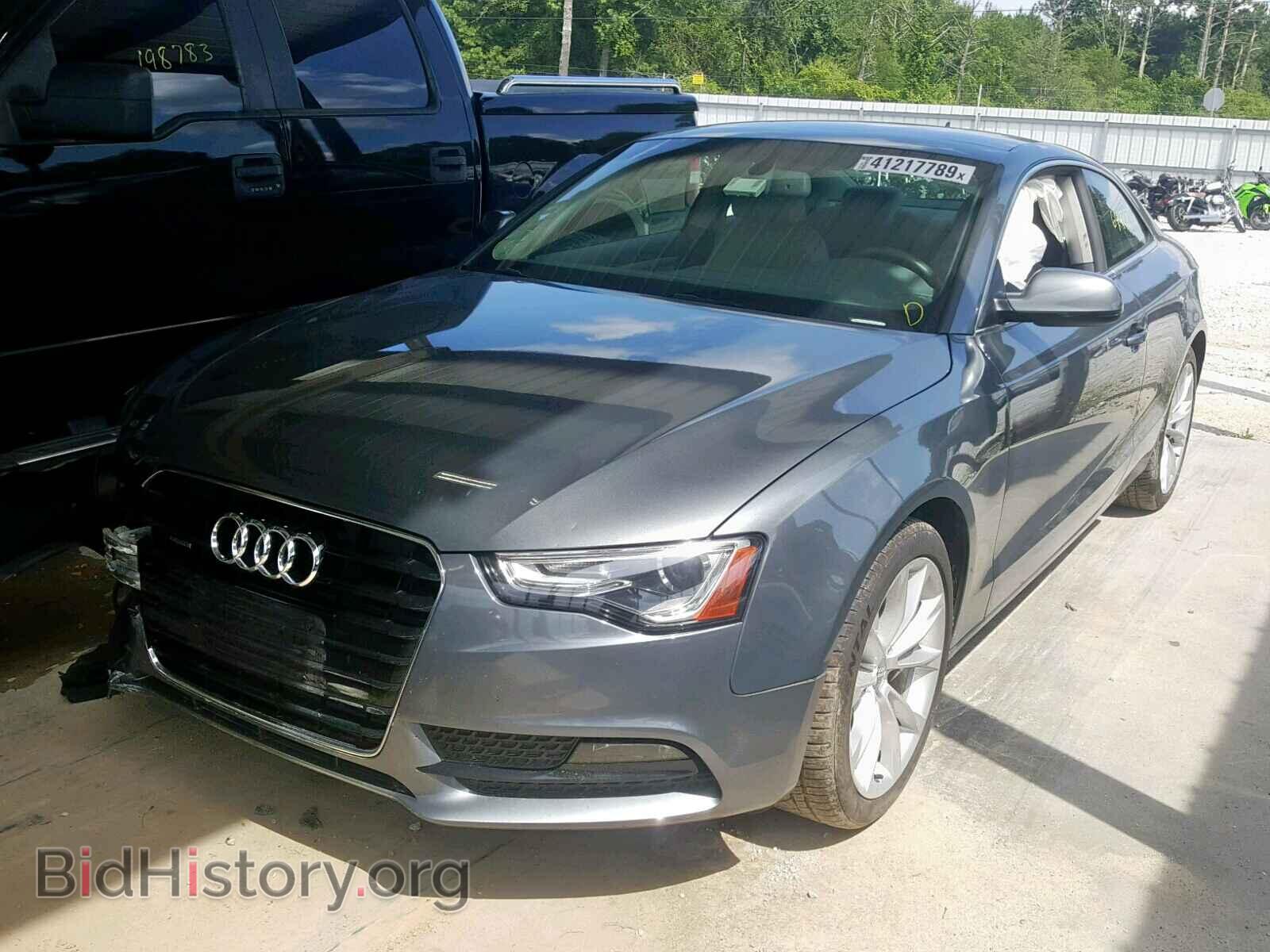 2014 AUDI A5 PREMIUM - VIN: WAULFAFR0EA051147 - Photo 2