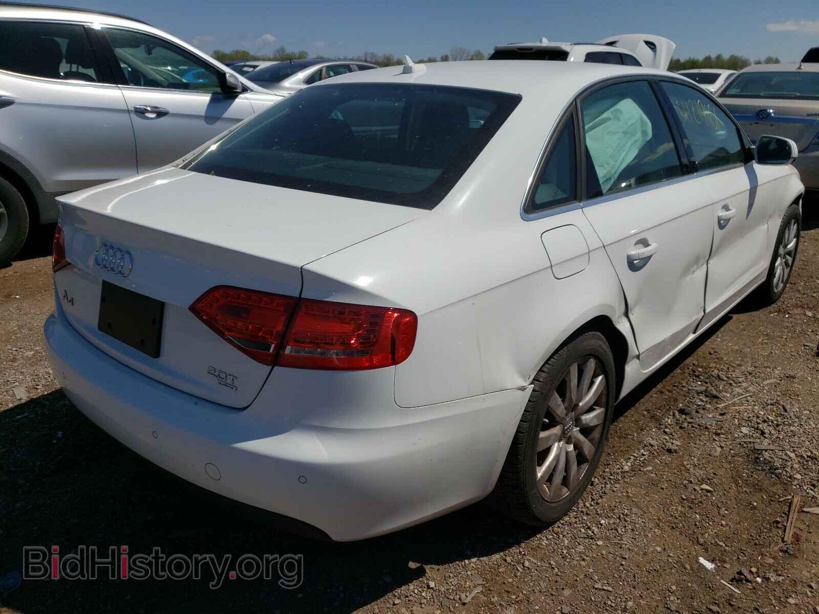 2011 AUDI A4 - VIN: WAUFFAFL5BA096573 - Фото 4