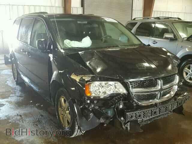 2013 Dodge CARAVAN Grand Cara (VIN 2C4RDGCG4DR550648) — photo 1 of 10, Copart, damage: front end