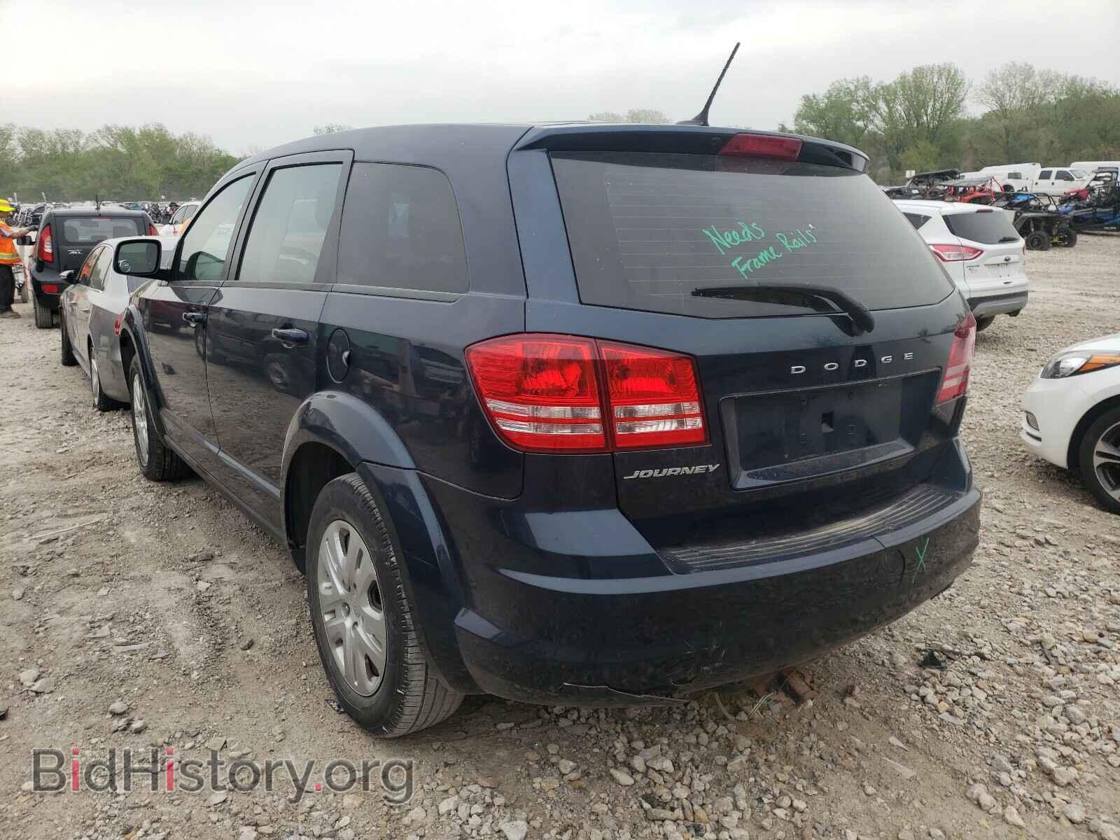 2014 DODGE JOURNEY - VIN: 3C4PDCAB4ET117031 - Фото 3