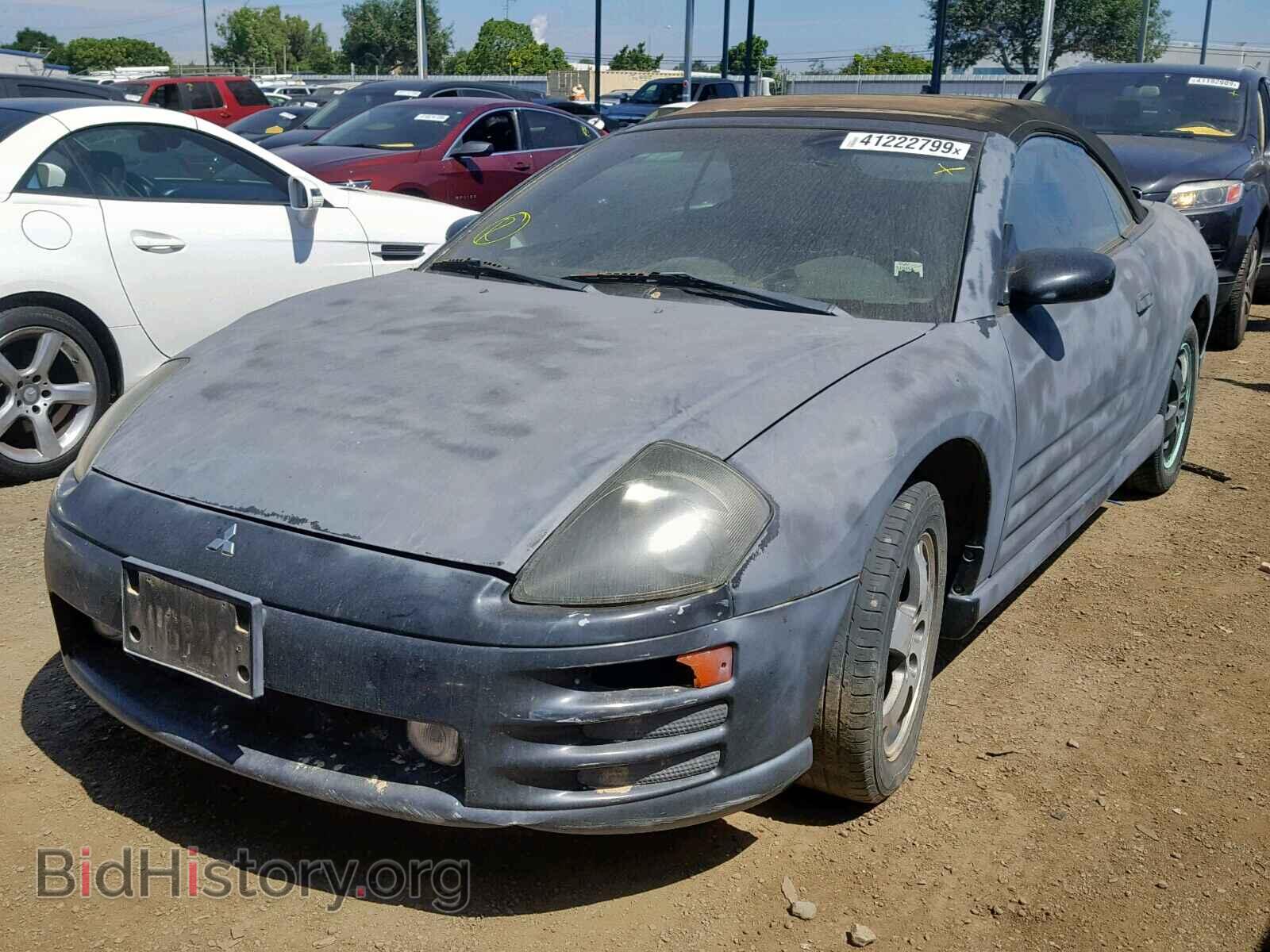 2002 MITSUBISHI ECLIPSE - VIN: 4A3AE85H32E071215 - Фото 2