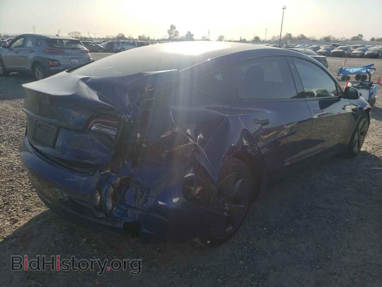 2022 TESLA MODEL 3 - VIN: 5YJ3E1EB3NF111763 - Фото 3